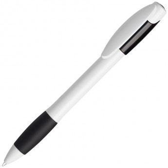 Купить X-5, ручка шариковая, черный/белый, пластик