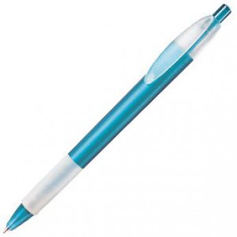 Купить X-1 FROST GRIP, ручка шариковая, фростированный голубой/белый, пластик