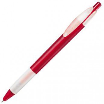 Купить X-1 FROST GRIP, ручка шариковая, фростированный красный/белый, пластик