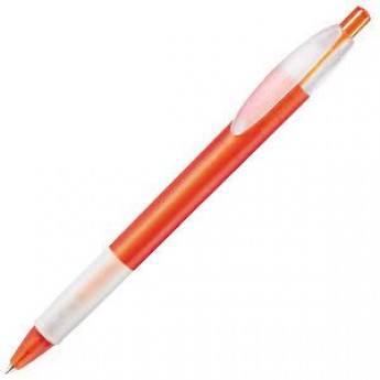 Купить X-1 FROST GRIP, ручка шариковая, фростированный оранжевый/белый, пластик