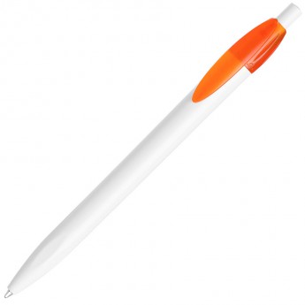 Купить X-1, ручка шариковая, оранжевый/белый, пластик