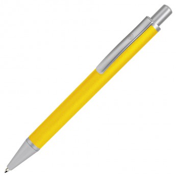 Купить CLASSIC, ручка шариковая, желтый/серебристый, металл, синяя паста