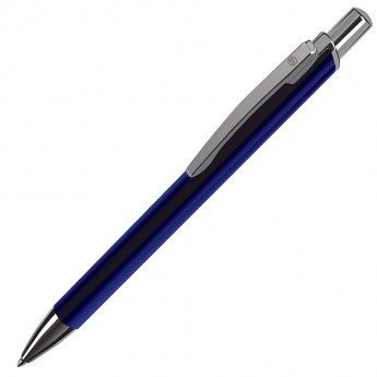 Купить WORK, ручка шариковая, синий/хром, металл