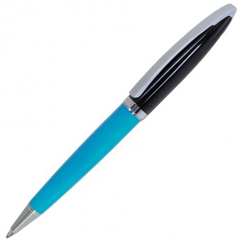 Купить ORIGINAL, ручка шариковая, голубой/черный/хром, металл