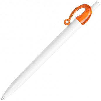 Купить JOCKER, ручка шариковая, оранжевый/белый, пластик
