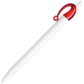 Купить JOCKER, ручка шариковая, красный/белый, пластик