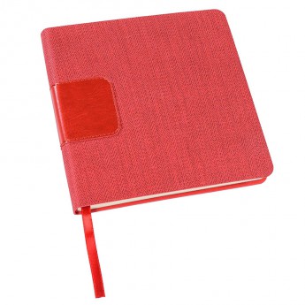 Купить Ежедневник недатированный Scotty, А5-,  красный, кремовый блок, без обреза