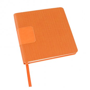Купить Ежедневник недатированный Scotty, А5-,  оранжевый, кремовый блок, без обреза