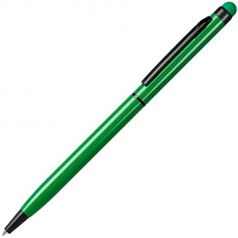 Купить TOUCHWRITER  BLACK, ручка шариковая со стилусом для сенсорных экранов, зеленый/черный, алюминий