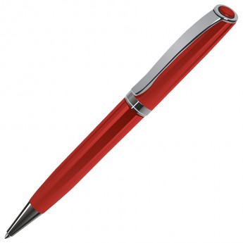 Купить STATUS, ручка шариковая, красный/хром, металл