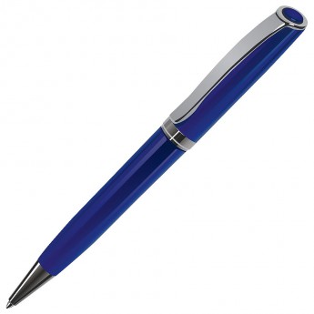 Купить STATUS, ручка шариковая, синий/хром, металл