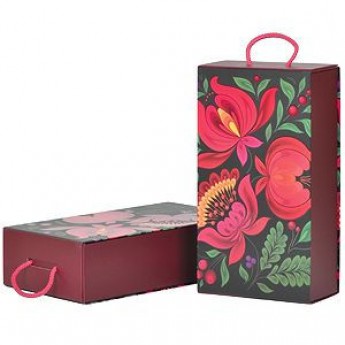 Купить Коробка подарочная  "Калинка", складная,  31,5х18х8 см,  кашированный картон 