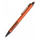 IMPRESS TOUCH, ручка шариковая со стилусом, оранжевый/черный, алюминий, пластик, прорезиненный грип