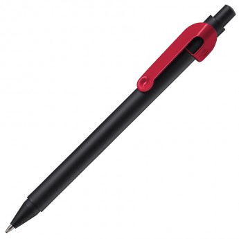 Купить SNAKE, ручка шариковая, красный, черный корпус, металл