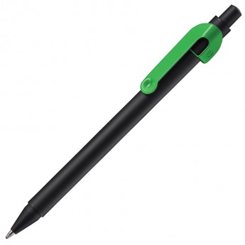 Купить SNAKE, ручка шариковая, зеленый, черный корпус, металл