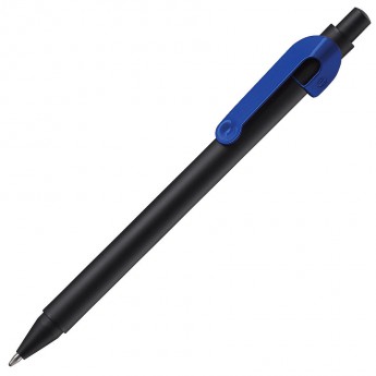 Купить SNAKE, ручка шариковая, синий, черный корпус, металл
