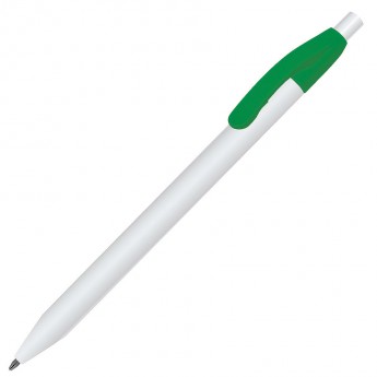 Купить N1, ручка шариковая, зеленый/белый, пластик