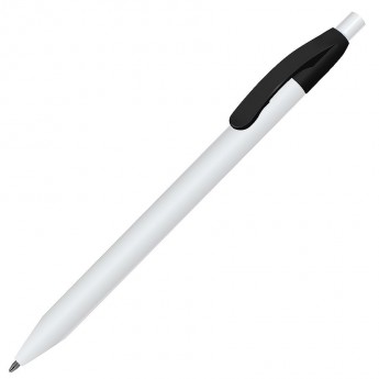 Купить N1, ручка шариковая, черный/белый, пластик