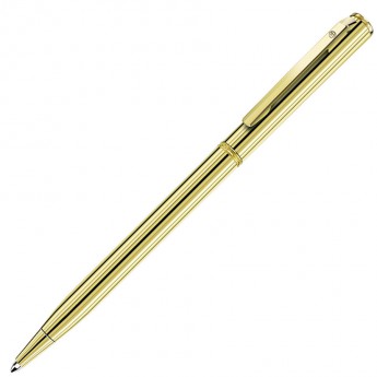 Купить SLIM GOLD, ручка шариковая, золотистый, металл