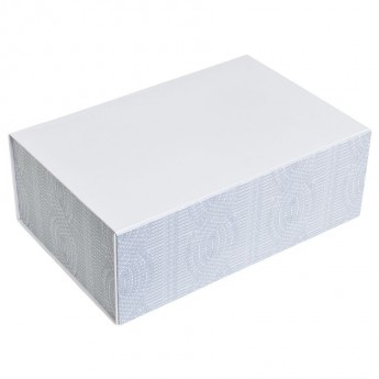 Купить Коробка подарочная "Irish"  складная,  белый,  20*30*11  см,  кашированный картон, тиснение 