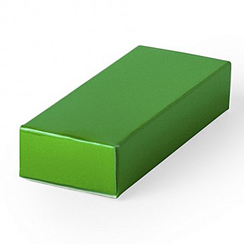 Купить Подарочная коробка  для флешки HALMER, зеленый, картон, 6 x 1,2 x 2,5 см