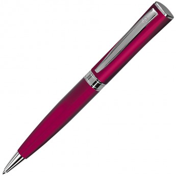 Купить WIZARD, ручка шариковая, красный/хром, металл