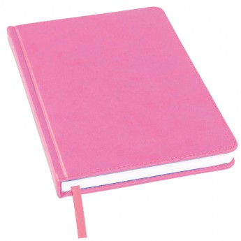 Купить Ежедневник недатированный Bliss, А5,  розовый, белый блок, без обреза