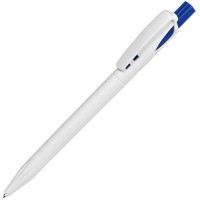 TWIN, ручка шариковая, синий/белый, пластик