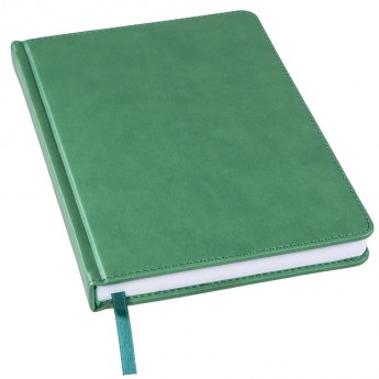 Купить Ежедневник недатированный Bliss, А5,  зеленый, белый блок, без обреза