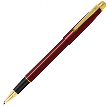 Купить DELTA NEW, ручка-роллер, красный/золотистый, металл