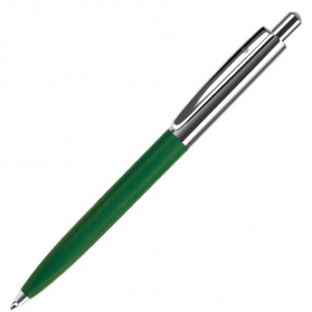 Купить BUSINESS, ручка шариковая, зеленый/серебристый, металл/пластик