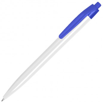 Купить N8, ручка шариковая, белый/синий, пластик