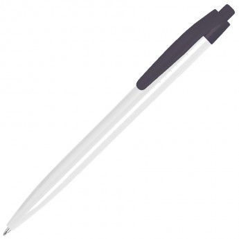 Купить N8, ручка шариковая, белый/черный, пластик