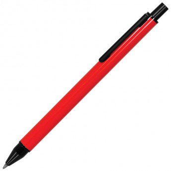Купить IMPRESS, ручка шариковая, красный/черный, металл  