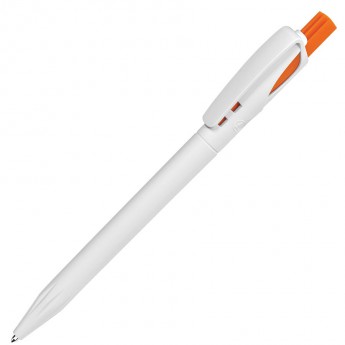 Купить TWIN, ручка шариковая, оранжевый/белый, пластик