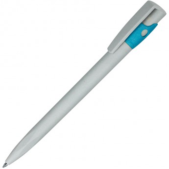 Купить KIKI ECOLINE, ручка шариковая, серый/голубой, экопластик