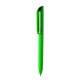 Ручка шариковая FLOW PURE,зеленый корпус/прозрачный клип, покрытие soft touch, пластик