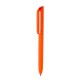 Ручка шариковая FLOW PURE,оранжевый корпус/прозрачный клип, покрытие soft touch, пластик