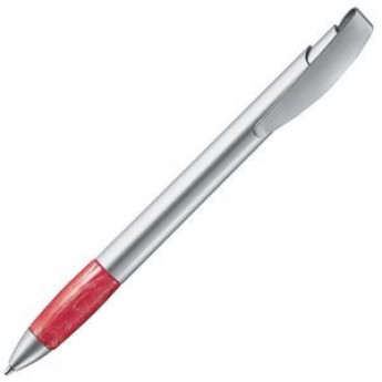 Купить X-9 SAT, ручка шариковая, красный/серебристый, металл/пластик