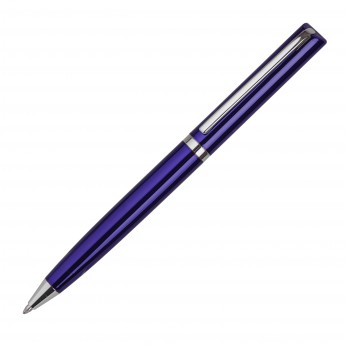 Купить BULLET NEW, ручка шариковая, темно-синий/хром, металл