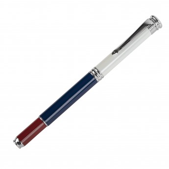Купить AMBASSADOR, ручка-роллер,  металл,  красно-синий-белый.