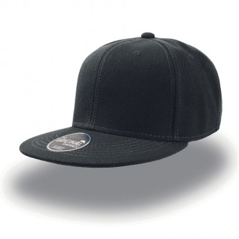 Бейсболка "SNAP BACK" ,черный, 100% акрил, 400г/м2, с логотипом 