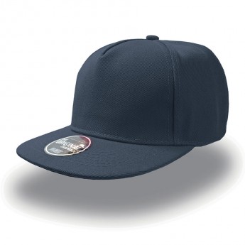  Бейсболка "SNAP FIVE" , темно синий, 100% акрил, 400г/м2, с логотипом 