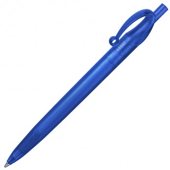 Купить JOCKER, ручка шариковая, фростированный синий, пластик