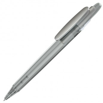 Купить OTTO FROST SAT, ручка шариковая, фростированный белый/серебристый клип, пластик