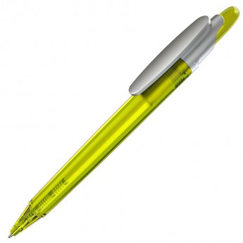 Купить OTTO FROST SAT, ручка шариковая, фростированный желтый/серебристый клип, пластик