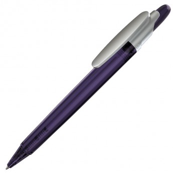 Купить OTTO FROST SAT, ручка шариковая, фростированный фиолетовый/серебристый клип, пластик