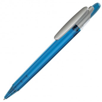 Купить OTTO FROST SAT, ручка шариковая, фростированный голубой/серебристый клип, пластик