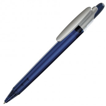 Купить OTTO FROST SAT, ручка шариковая, фростированный синий/серебристый клип, пластик