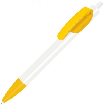 Купить TRIS, ручка шариковая, желтый/белый, пластик